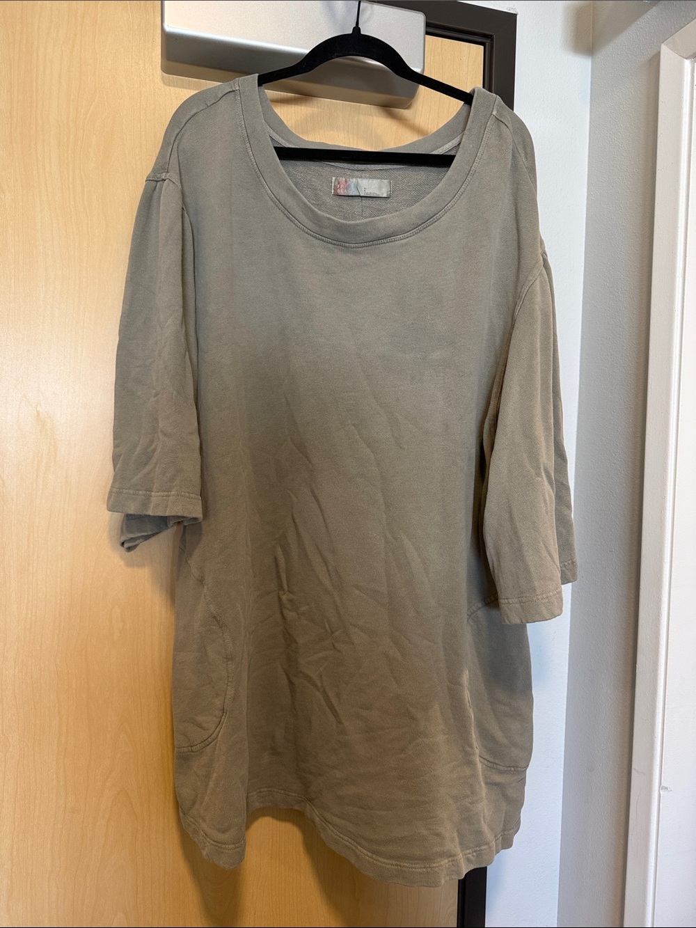 Free People Men's Short-Sleeve Tee in Olive Green